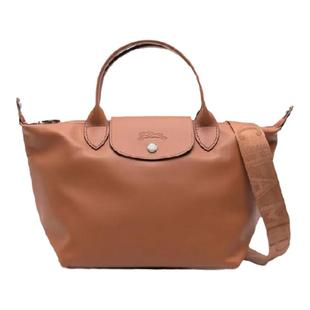 法国新款LONGCHAMP珑骧按扣拉链龙骧小号牛皮饺子包正品