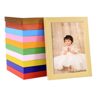 维佳框业定制实木相框定做装裱画框挂墙任意尺寸空框摆台木制框架