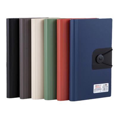 定期存单收纳本多功能票据存单夹银行大额纸质存单卡一体包防水收藏夹皮大容量收集存款存折活页支票专用夹子