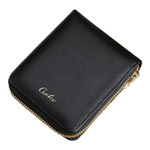 2024新款简约多功能皮夹女夏短款高档拉链卡包小众设计小巧薄钱包