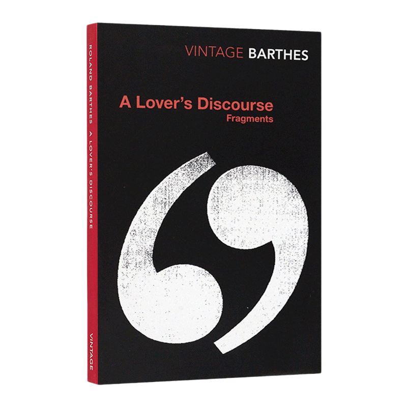 英文原版小说 A Lover's Discourse 恋人絮语 豆瓣阅读 Vintage 经典 英文版 进口英语原版书籍