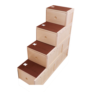 子母床侧梯垫实木儿童高低床爬梯双层上下床梯柜防滑步梯宿舍垫子