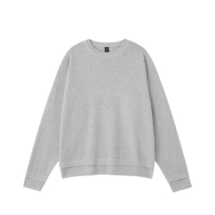 WHIMNOTION 25AW「双层结构华夫格」澳洲进口美利奴羊毛针织衫