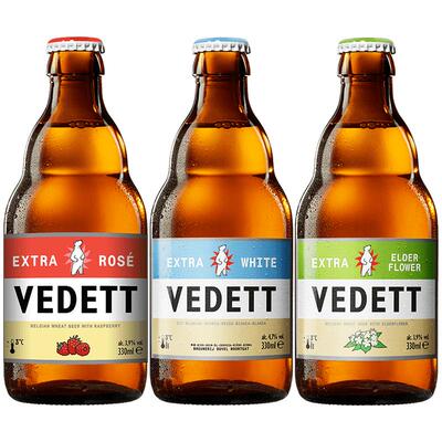 白熊啤酒玫瑰红接骨木花精酿果啤