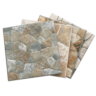 3D仿鹅卵石瓷砖阳台卫生间露台地砖庭院阳光房地面砖防滑的釉面砖