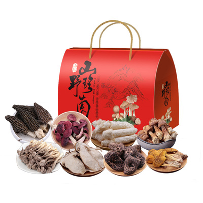 云南野生菌年货山珍礼盒羊肚菌