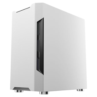 航嘉机箱GX580H电脑MINI台式matx主机游戏水冷侧透玻璃办公小机箱