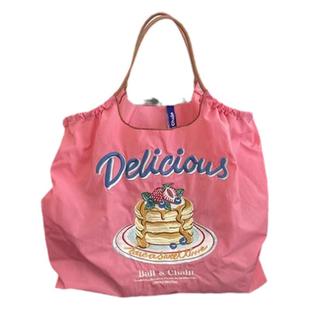 包包女款刺绣斜挎帆布环保购物袋新款ball chain包登山健身电脑包