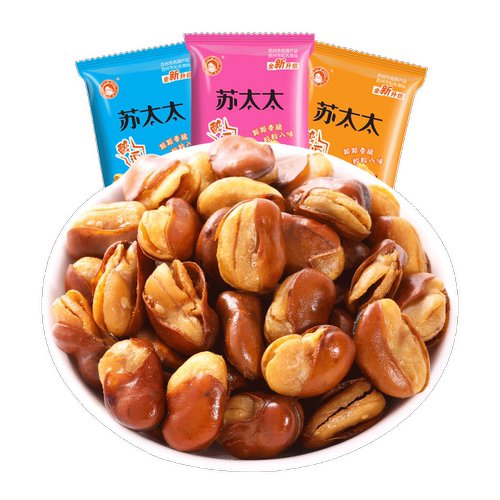 苏太太香酥蚕豆5斤装批发炒货 小包装散称兰花豆零食小吃下酒菜