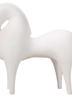 北欧诧寂风招财马摆件