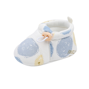 新生婴儿布鞋软底6-12个月婴幼儿学步前鞋春秋季1岁宝宝鞋子防掉8