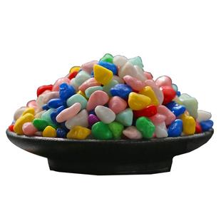 1斤彩石彩色小石头多肉花盆铺面园艺装饰造景鹅卵石子鱼缸铺底沙