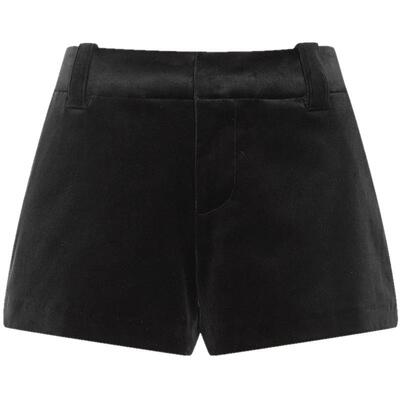 MOUSSY 2026春季新品辣妹风纯色休闲直筒修身短裤女010IA331-6261