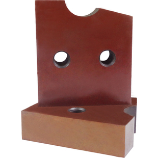 钢筋切断机刀片双孔剪断机刀特钢圆弧刀加厚刀片50切断机配件大全