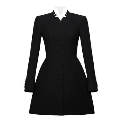 高级感通勤可拆卸领口连衣裙