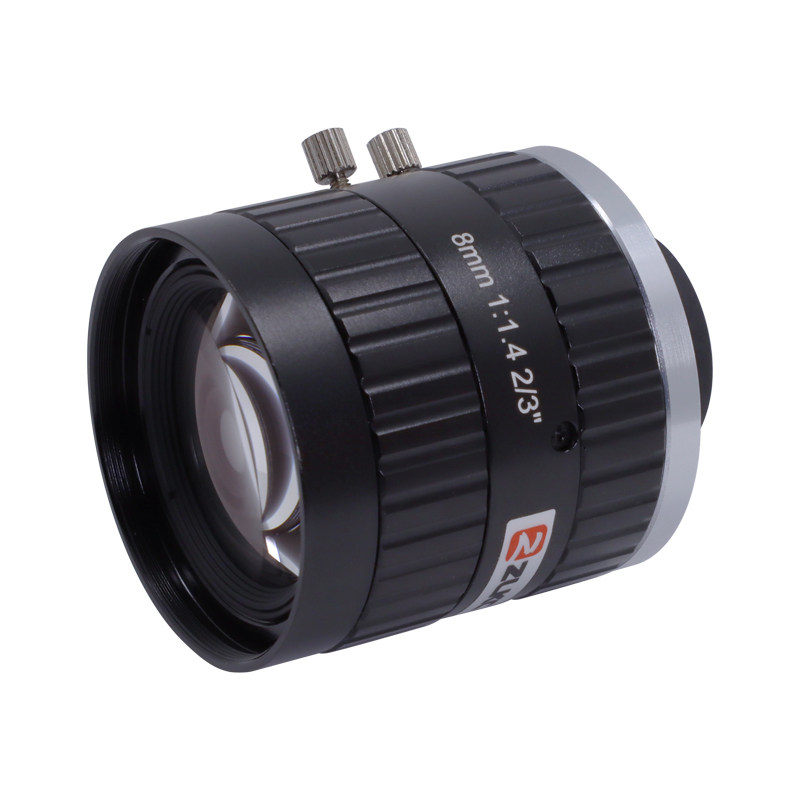 500万像素低畸变C口工业镜头6mm8mm12mm50mm大光圈F1.4相机镜头FA