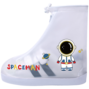 儿童雨鞋防水套男女童防滑雨鞋套小学生宝宝防雪水鞋男孩高筒雨靴