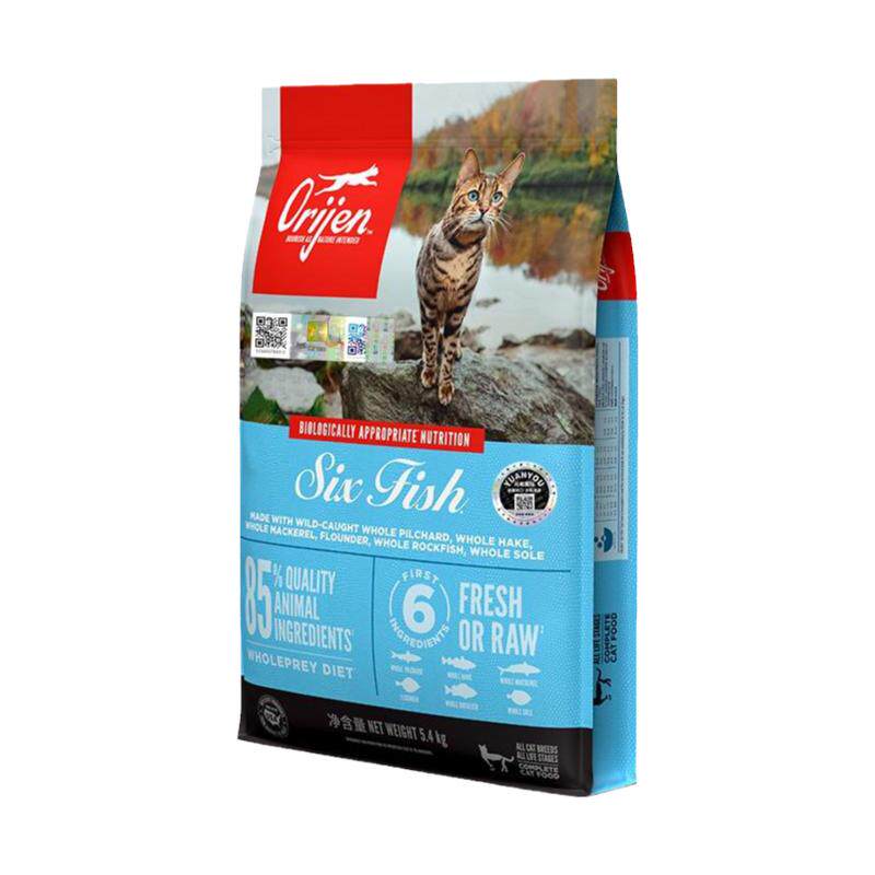 Orijen/渴望全阶段六种鱼猫粮