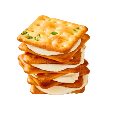 【台湾手作】香葱牛轧饼干铁盒装