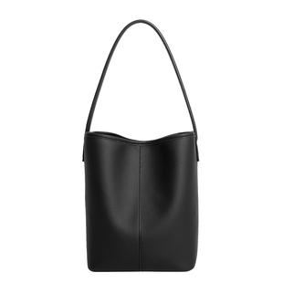 25年新款日系纯色无印花植物由来水桶包托特包极简约大容量通勤包