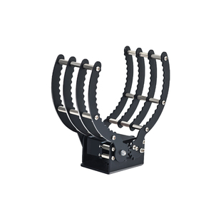 电动机械夹爪柔性金属爪子机械手臂舵机夹持器无人机机器人抓手