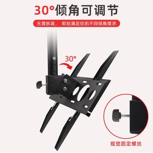 支架 65寸电视机吊架天花板吊顶架可旋转电视挂架电视吊装