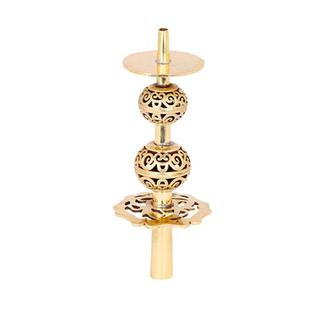 宏艺精制花天心铜芯葫芦头不定调平均孔镂空花天心乐器唢呐配件