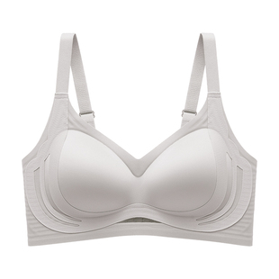 【怦然心动】雅致新品小胸聚拢无钢圈文胸罩一体按摩杯无痕内衣女