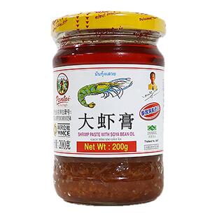 泰国进口 潘泰诺华星牌大虾膏虾头油 虾酱虾肉虾脑大虾浆200g包邮
