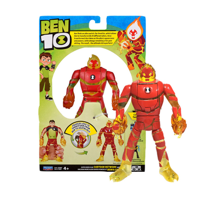 少年骇客BEN10基础人偶Omnitrix田小班火焰人公仔外星英雄玩具