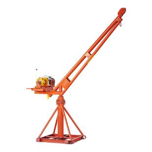 宏工室外吊机220v电动葫芦家用小型卷扬机建筑工地起重升降上料机