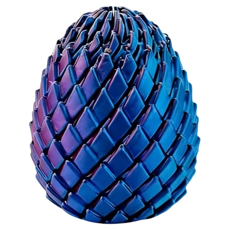 3D打印玩具解压龙蛋旋转变形球史