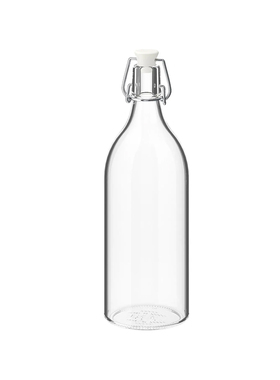 宜家考肯附塞透明玻璃瓶子冷饮壶