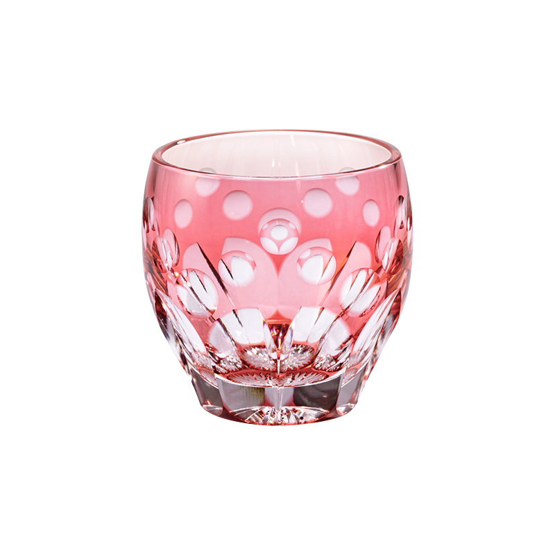 日本KAGAMI江户切子樱花冷酒杯