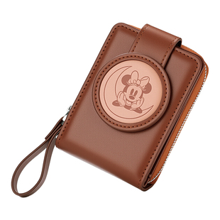 迪士尼生日新年礼物米妮儿童钱包卡包一体可爱证件收纳零钱包女款