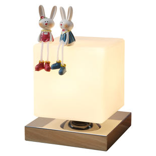 触摸感应小台灯卧室床头灯无线充电现代简约小夜灯氛围灯长明灯