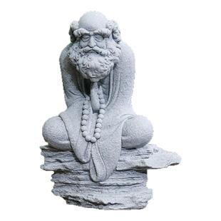 仿真达摩小佛像摆件客厅玄关店铺禅意佛摆设花卉盆景鱼缸景观造景