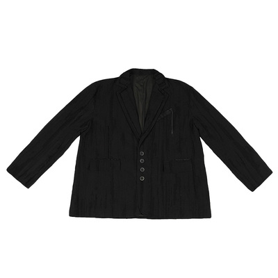 小众设计立体肌理感复古西装外套