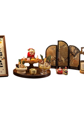 新中式家居玄关氛围乔迁仪式布置