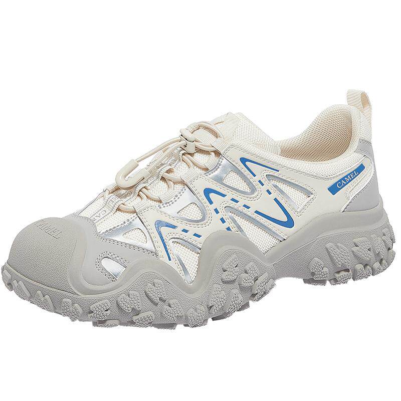 骆驼女鞋2026春夏运动户外休闲徒步登山鞋老爹鞋时尚休闲鞋