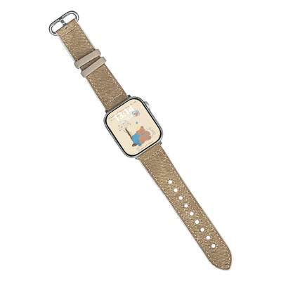 华为手表链牛仔皮psnld