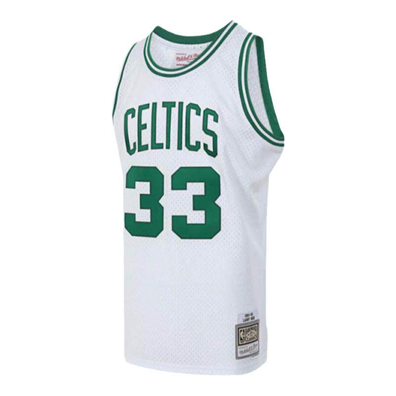 凯尔特人队伯德85-86赛季NBA官方MN复刻33号球衣SW球迷版