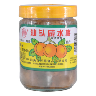 广东潮汕特产汕头咸水梅浸泡酸梅酱汤汁青竹梅腌咸梅零食220g调味