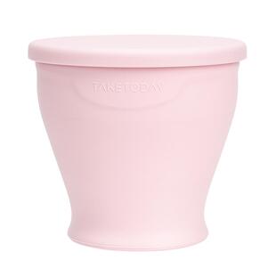 TakeToday折叠水杯硅胶便携式户外旅游直饮杯子可装开水漱口杯子