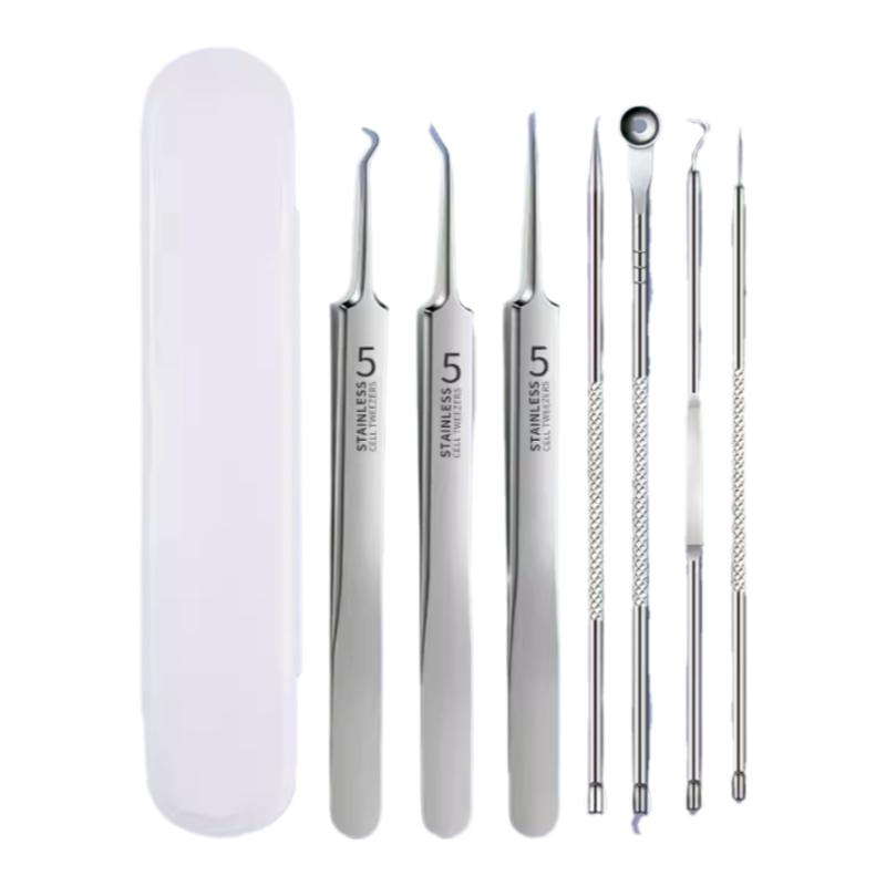 粉刺针去黑头细胞夹套装祛痘暗疮针镊子挤痘痘清洁工具黑头夹专业