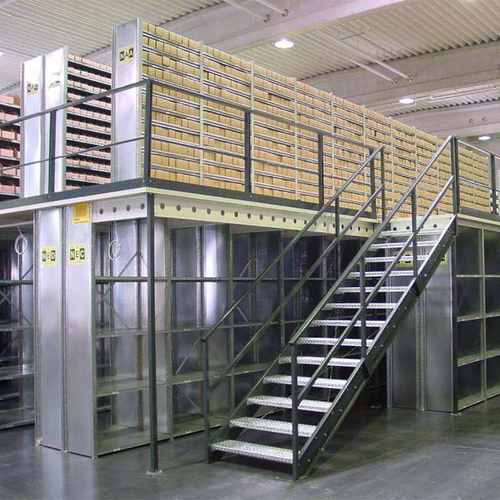 阁楼平台货架 仓库仓储工业阁楼式货架重型钢结构平台 货架定制