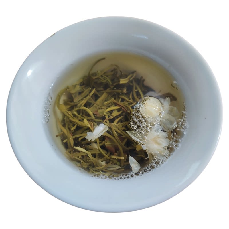 昔尊茶厂玉螺绿茶茉莉花茶双罐