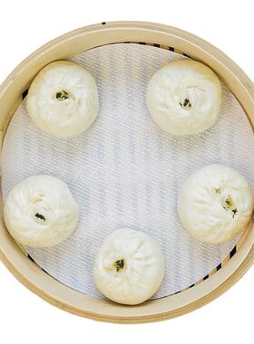 新品加厚 圆形硅胶蒸笼垫 不沾免刷油蒸笼布蒸大馍小笼包食品屉布