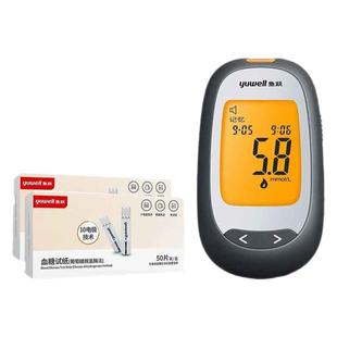 鱼-跃新款860血糖测试仪独立包装试脱氢酶纸条家用测量血糖的仪器