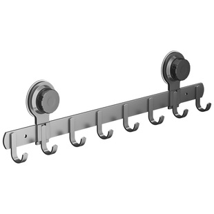 吸盘门后挂钩免打孔强力承重衣服挂勾入户门挂衣架收纳浴室置物架